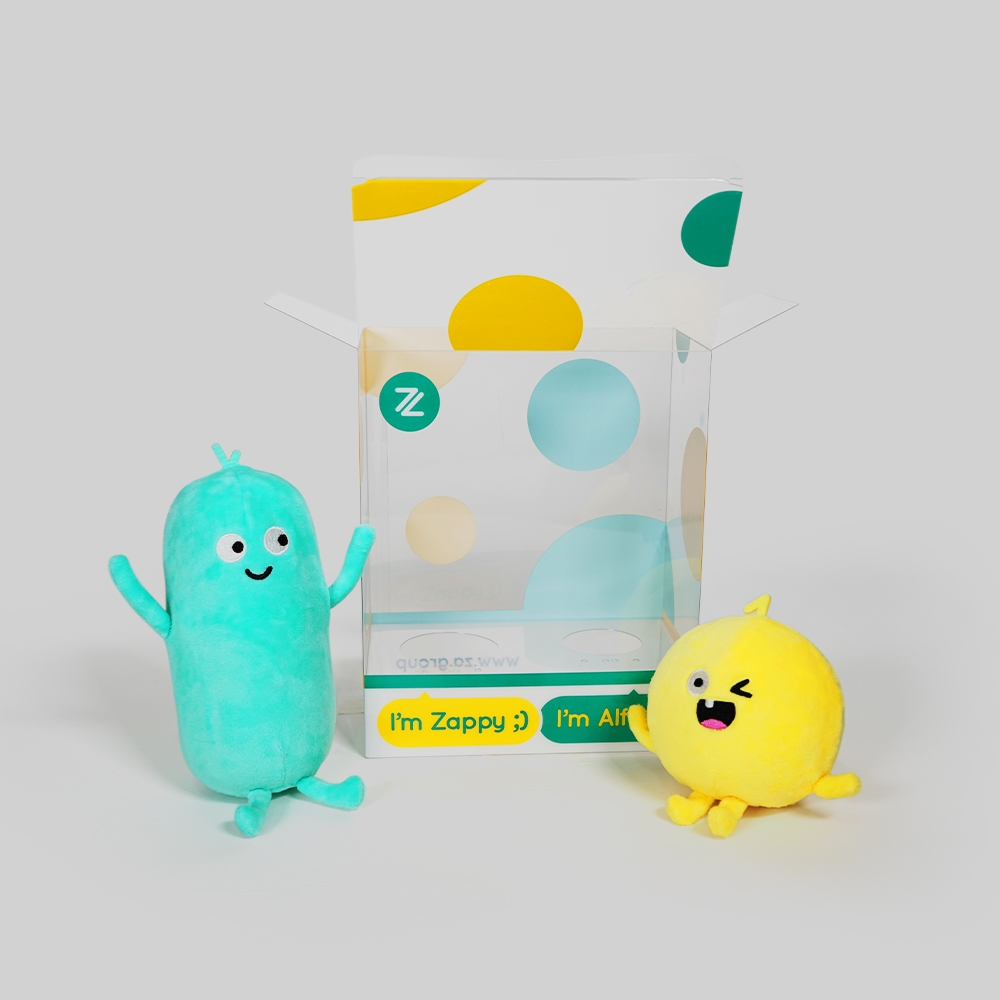 訂製毛公仔 - 眾安銀行 Zappy & Alfie